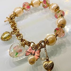 Betsey Johnson Tzarnia Princess Charm Bracelet